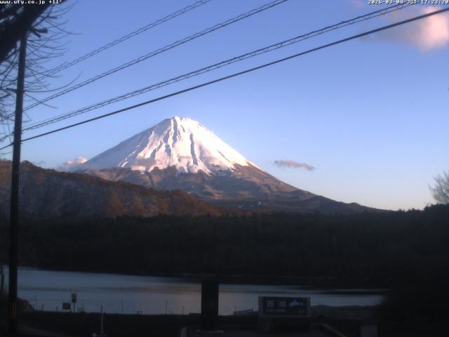 西湖からの富士山