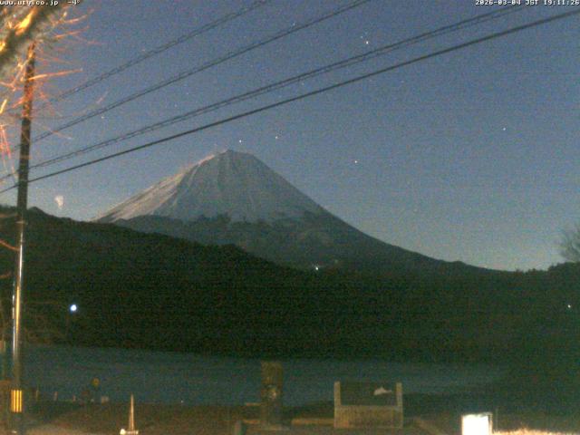 西湖からの富士山