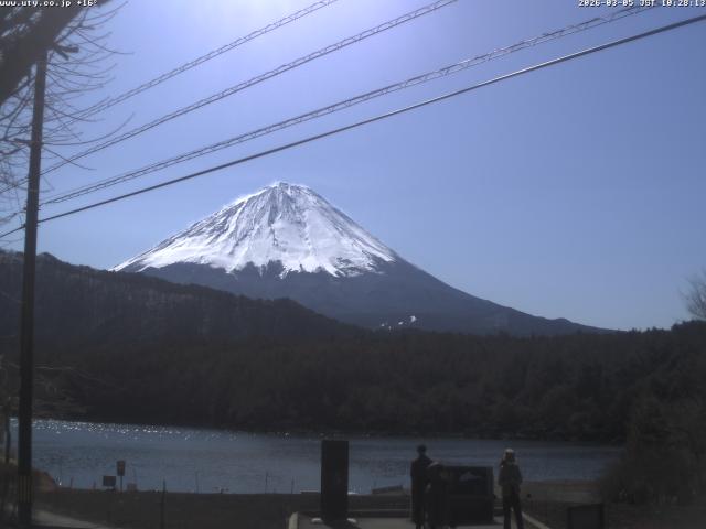 西湖からの富士山