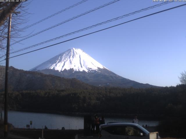西湖からの富士山
