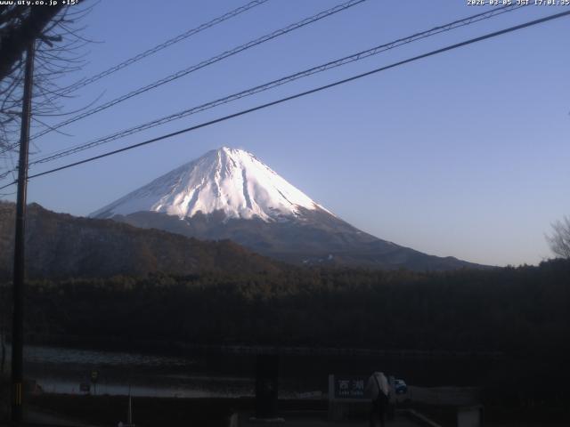 西湖からの富士山