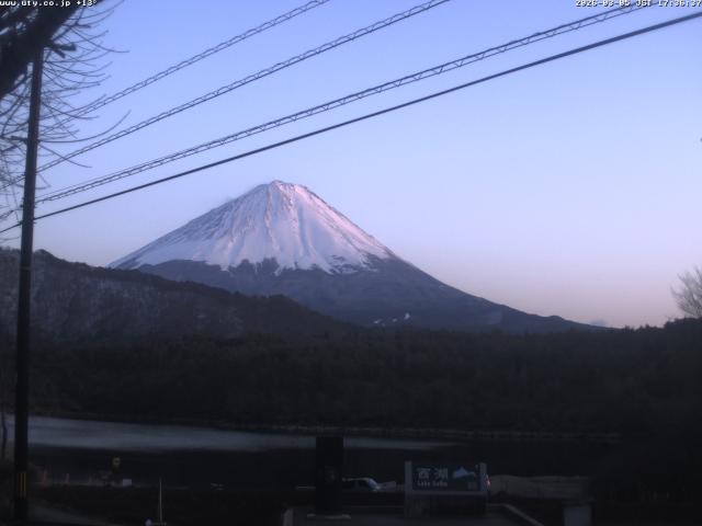 西湖からの富士山