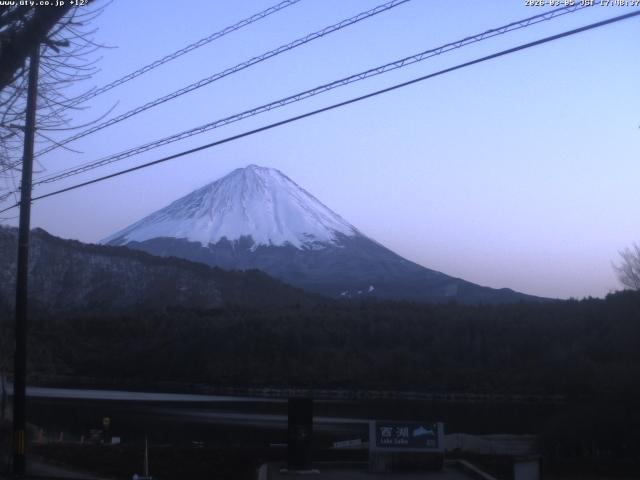 西湖からの富士山