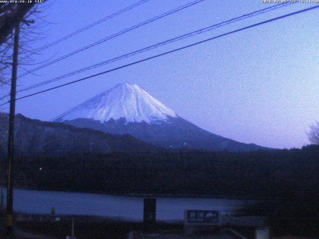 西湖からの富士山