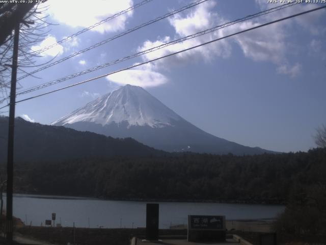 西湖からの富士山