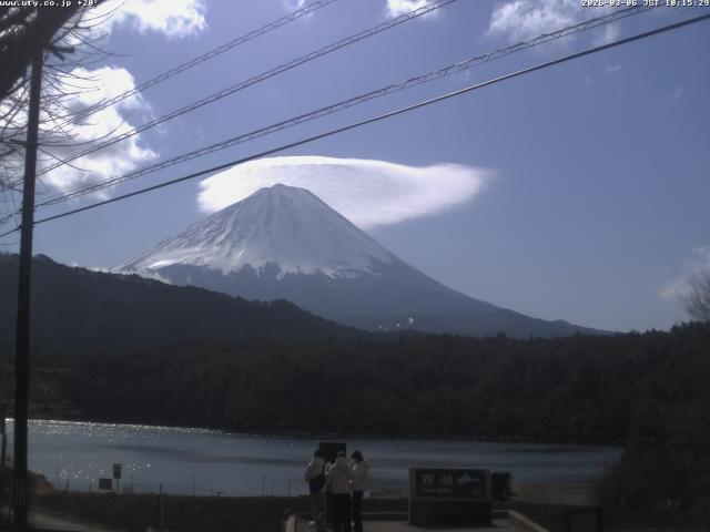 西湖からの富士山