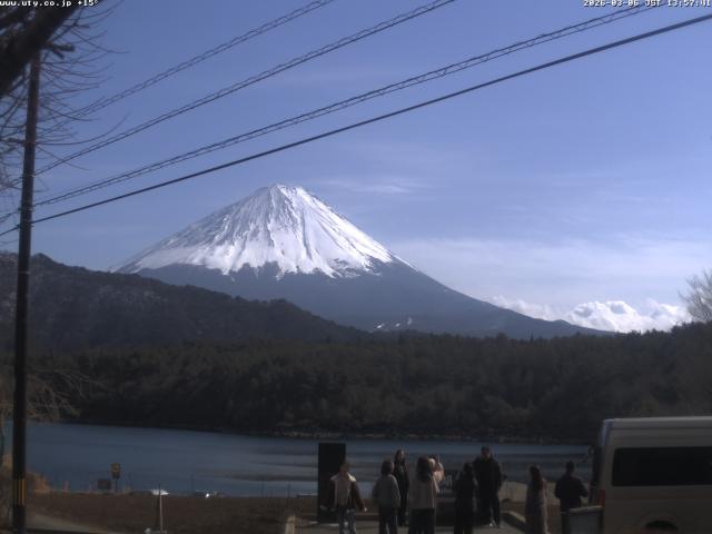 西湖からの富士山