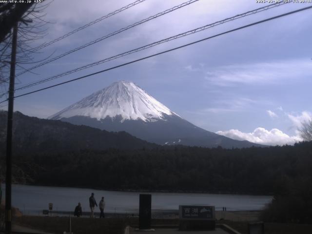 西湖からの富士山