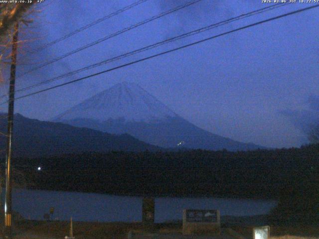西湖からの富士山