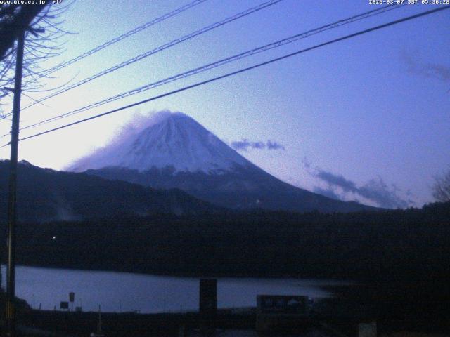 西湖からの富士山