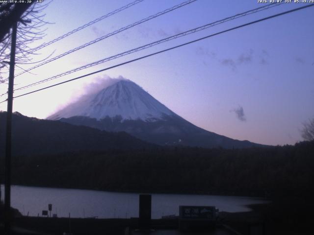 西湖からの富士山