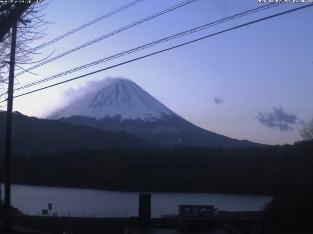 西湖からの富士山