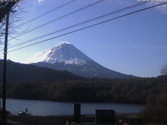 西湖からの富士山