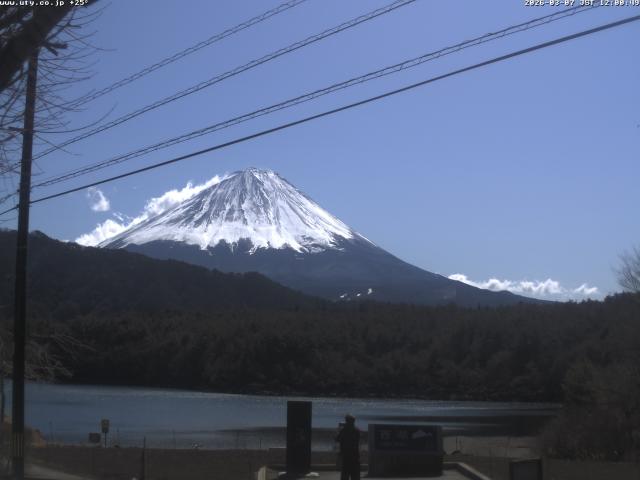 西湖からの富士山