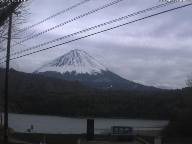 西湖からの富士山