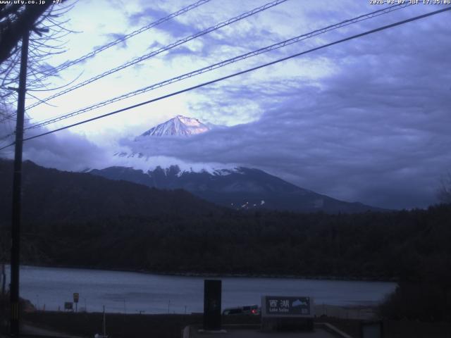 西湖からの富士山