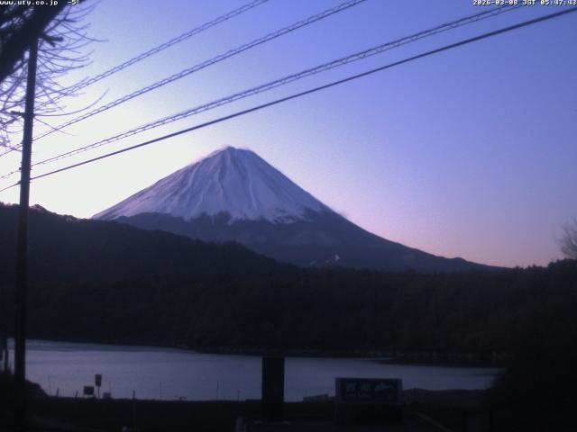 西湖からの富士山
