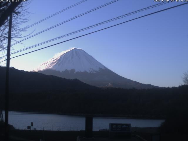 西湖からの富士山