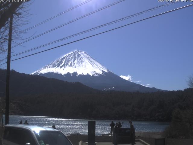 西湖からの富士山