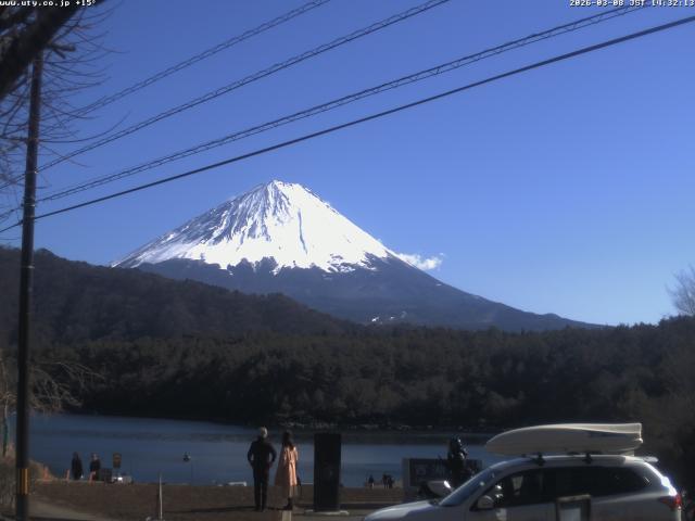 西湖からの富士山