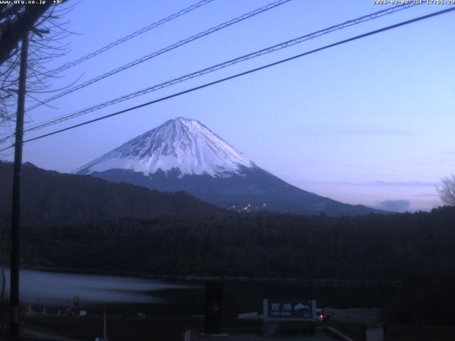 西湖からの富士山