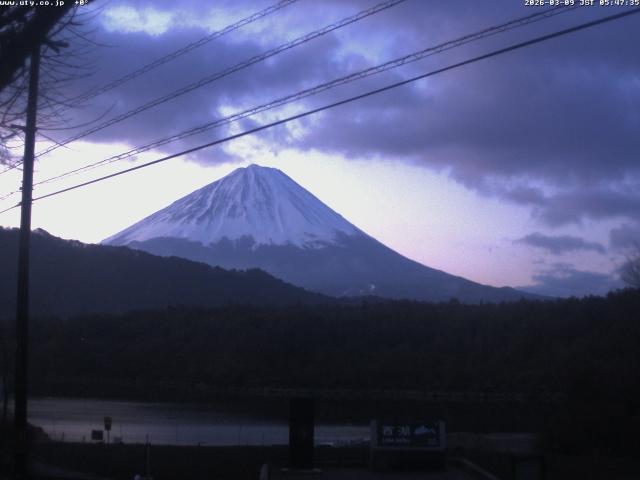 西湖からの富士山