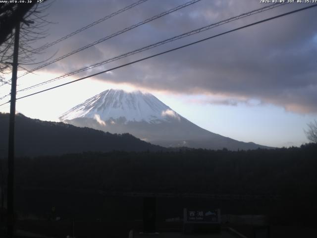 西湖からの富士山