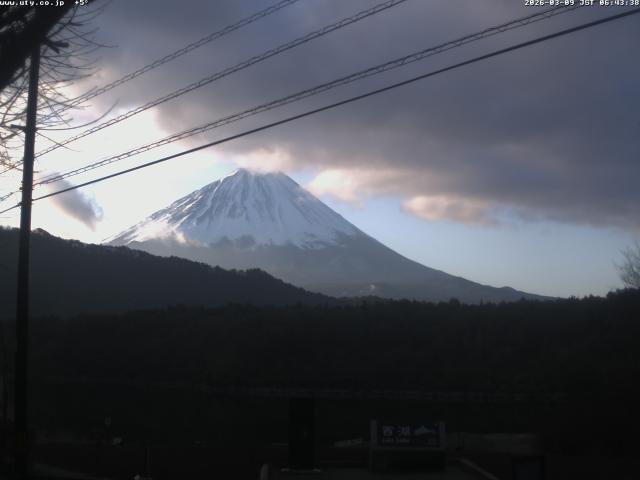 西湖からの富士山