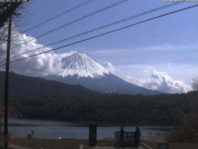 西湖からの富士山