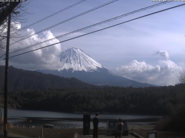 西湖からの富士山