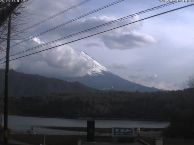 西湖からの富士山