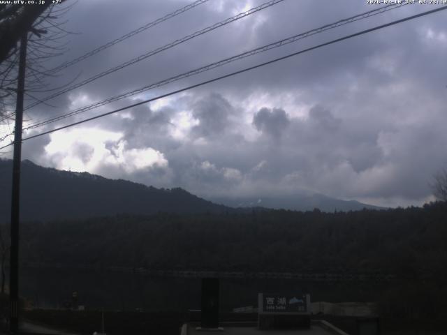 西湖からの富士山