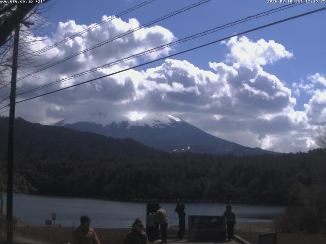 西湖からの富士山