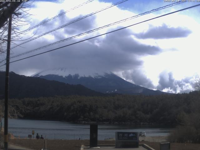 西湖からの富士山