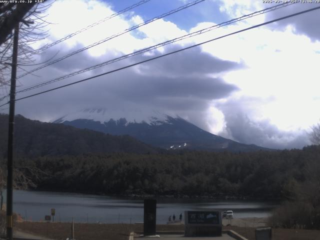 西湖からの富士山