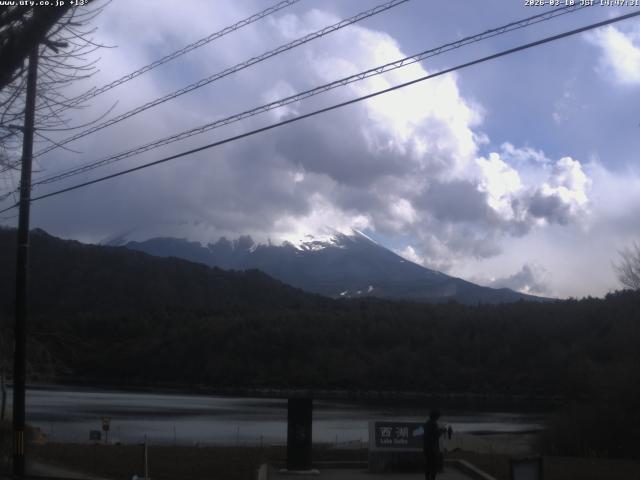 西湖からの富士山