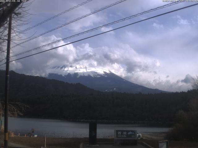 西湖からの富士山