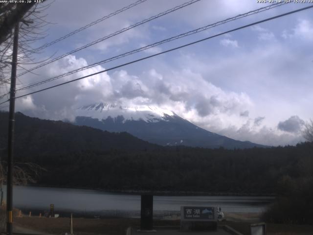 西湖からの富士山