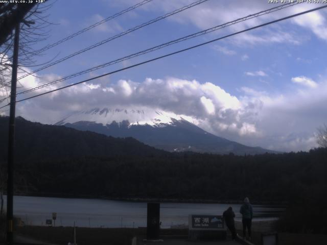 西湖からの富士山