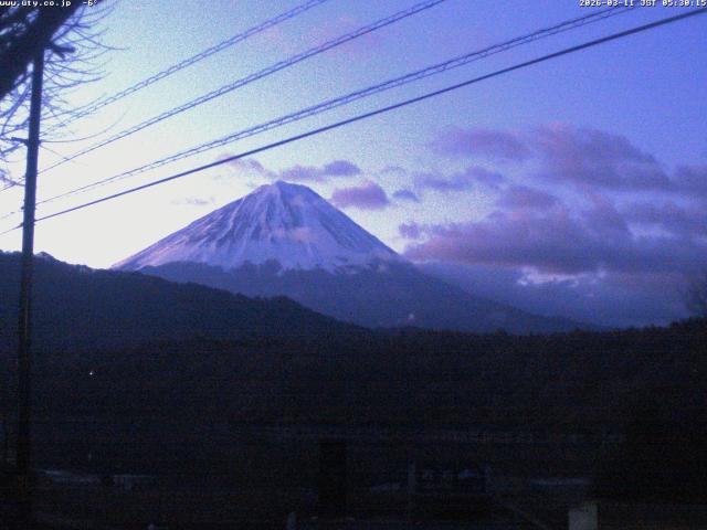 西湖からの富士山