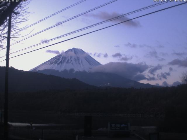 西湖からの富士山