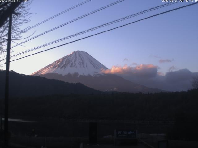 西湖からの富士山