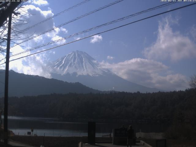 西湖からの富士山