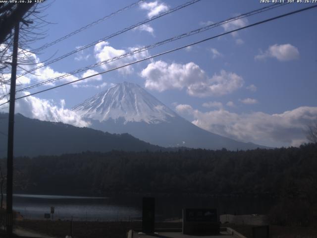 西湖からの富士山