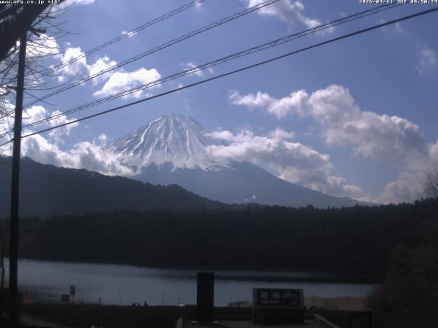 西湖からの富士山