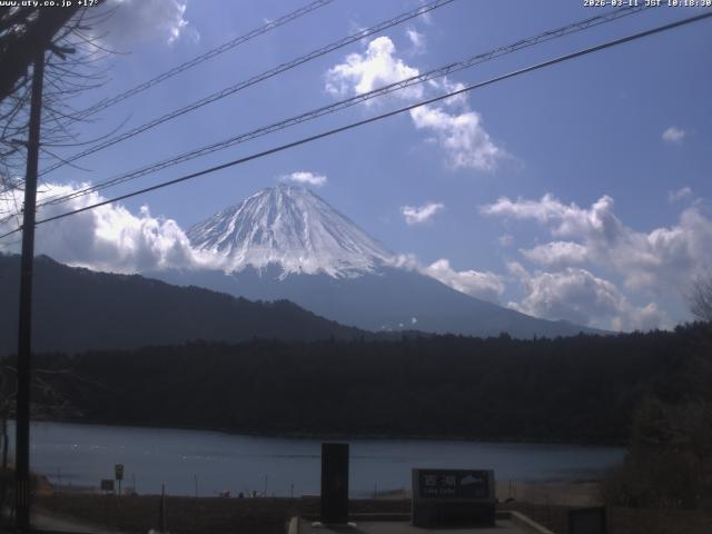 西湖からの富士山
