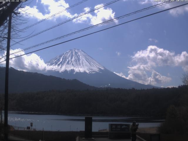 西湖からの富士山