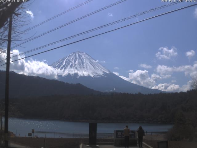 西湖からの富士山