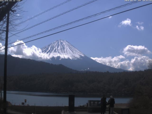 西湖からの富士山