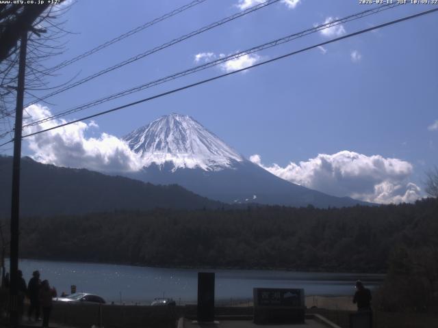 西湖からの富士山